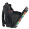 Retro Horizontal Stripes 15" Backpack - SIDE OPEN