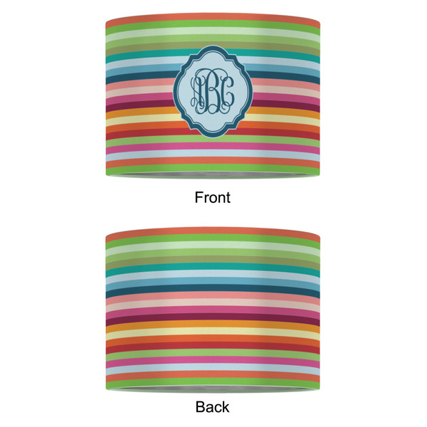 Retro Horizontal Stripes 16" Drum Lampshade - APPROVAL (Fabric)
