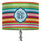 Retro Horizontal Stripes 16" Drum Lamp Shade - Fabric (Personalized)