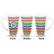 Retro Horizontal Stripes 16 Oz Latte Mug - Approval