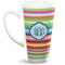 Retro Horizontal Stripes 16 Oz Latte Mug - Front