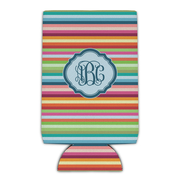 Custom Retro Horizontal Stripes Can Cooler (Personalized)