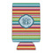 Retro Horizontal Stripes Can Cooler (Personalized)
