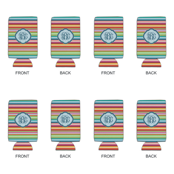 Retro Horizontal Stripes 16oz Can Sleeve - Set of 4 - APPROVAL