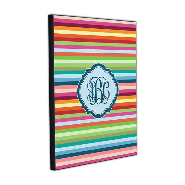Custom Retro Horizontal Stripes Wood Prints (Personalized)