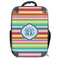 Retro Horizontal Stripes 18" Hard Shell Backpacks - FRONT