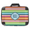 Retro Horizontal Stripes 18" Laptop Briefcase - FRONT