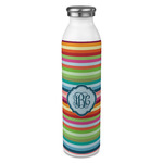 Retro Horizontal Stripes 20oz Stainless Steel Water Bottle - Full Print (Personalized)