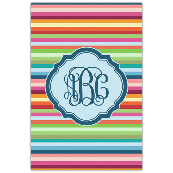 Retro Horizontal Stripes 20x30 - Canvas Print - Front View