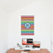 Retro Horizontal Stripes 20x30 - Matte Poster - On the Wall