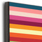 Retro Horizontal Stripes 20x30 Wood Print - Closeup
