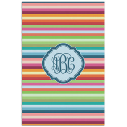 Retro Horizontal Stripes Poster - Matte - 24x36 (Personalized)