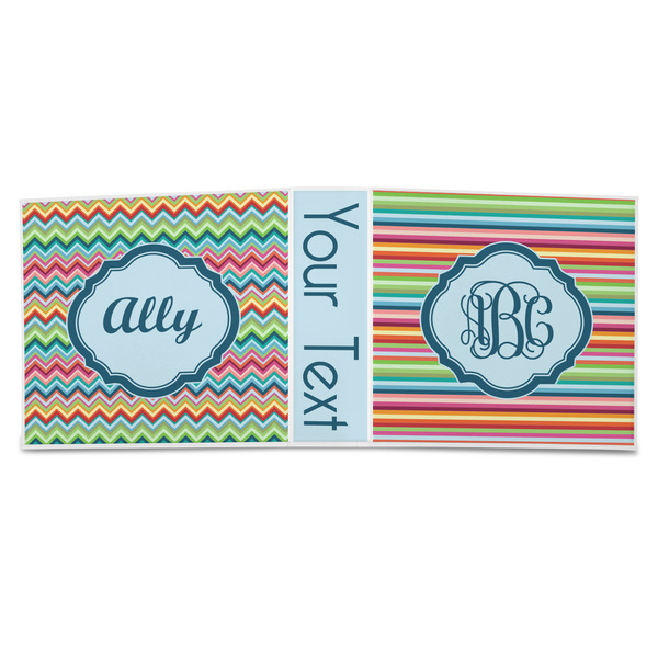 Retro Horizontal Stripes 3-Ring Binder Approval- 3in