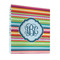 Retro Horizontal Stripes 3 Ring Binder - Full Wrap - 1" (Personalized)