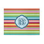 Retro Horizontal Stripes 5' x 7' Patio Rug (Personalized)