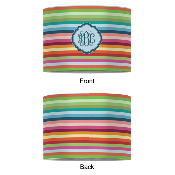Retro Horizontal Stripes 8" Drum Lampshade - APPROVAL (Fabric)