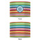 Retro Horizontal Stripes 8" Drum Lampshade - APPROVAL (Fabric)