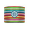 Retro Horizontal Stripes 8" Drum Lampshade - FRONT (Fabric)