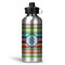 Retro Horizontal Stripes Aluminum Water Bottle