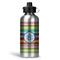 Retro Horizontal Stripes Water Bottles - 20 oz - Aluminum (Personalized)