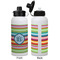 Retro Horizontal Stripes Aluminum Water Bottle - White APPROVAL