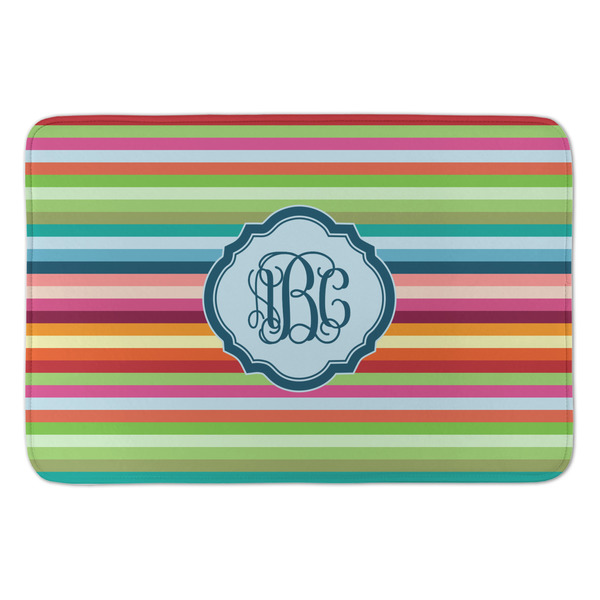 Custom Retro Horizontal Stripes Anti-Fatigue Kitchen Mat (Personalized)