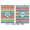 Retro Horizontal Stripes Baby Blanket (Double Sided - Printed Front and Back)