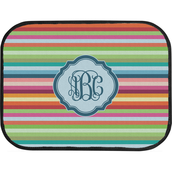 Retro Horizontal Stripes Back Seat Car Mat
