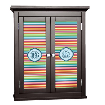Retro Horizontal Stripes Cabinet Decal - Custom Size (Personalized)