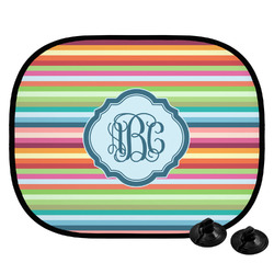 Retro Horizontal Stripes Car Side Window Sun Shade (Personalized)