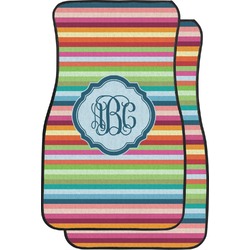 Retro Horizontal Stripes Car Floor Mats (Personalized)