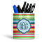 Retro Horizontal Stripes Ceramic Pen Holder - Main
