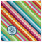 Retro Horizontal Stripes Cloth Napkins - Personalized Lunch (Single Full Open)