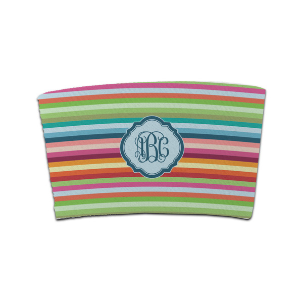 Custom Retro Horizontal Stripes Coffee Cup Sleeve (Personalized)
