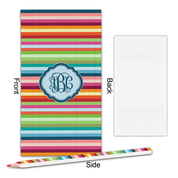 Retro Horizontal Stripes Colored Pencils - Approval