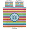 Retro Horizontal Stripes Comforter Set - King - Approval