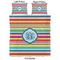 Retro Horizontal Stripes Comforter Set - Queen - Approval