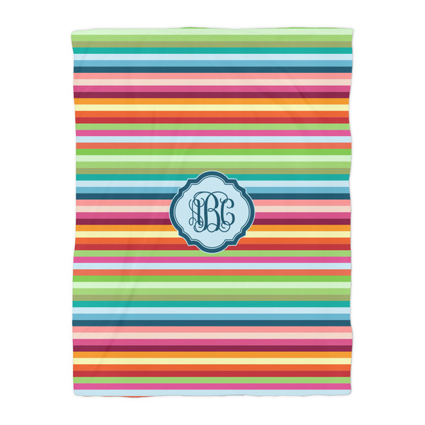 Retro Horizontal Stripes Comforter - Twin - Front