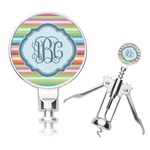 Retro Horizontal Stripes Corkscrew (Personalized)