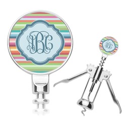 Retro Horizontal Stripes Corkscrew (Personalized)