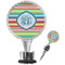 Retro Horizontal Stripes Wine Bottle Stopper (Personalized)