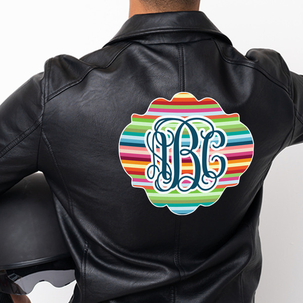 Retro Horizontal Stripes Custom Shape Iron On Patches - XXXL - APPROVAL