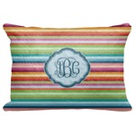 Retro Horizontal Stripes Decorative Baby Pillowcase - 16"x12" (Personalized)