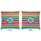 Retro Horizontal Stripes Decorative Pillow Case - Approval