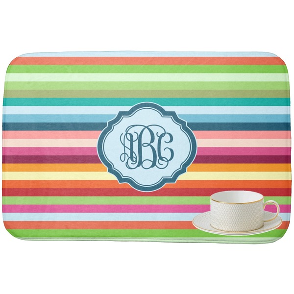 Retro Horizontal Stripes Dish Drying Mat