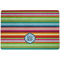 Retro Horizontal Stripes Dog Food Mat w/ Monogram