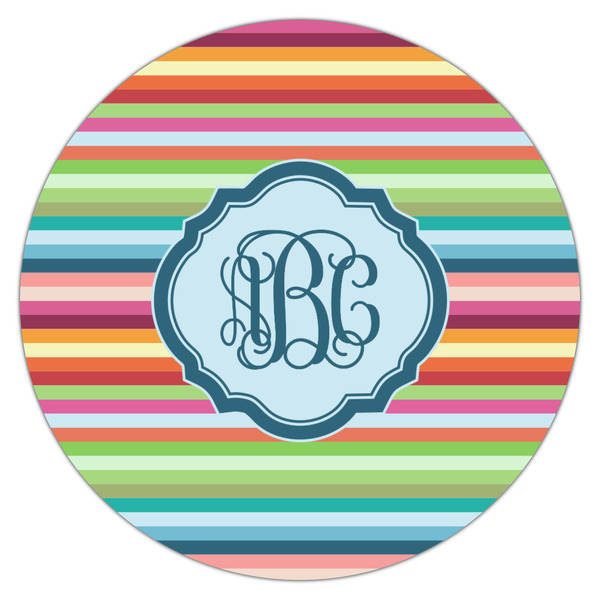 Retro Horizontal Stripes Drink Topper - Large - Single