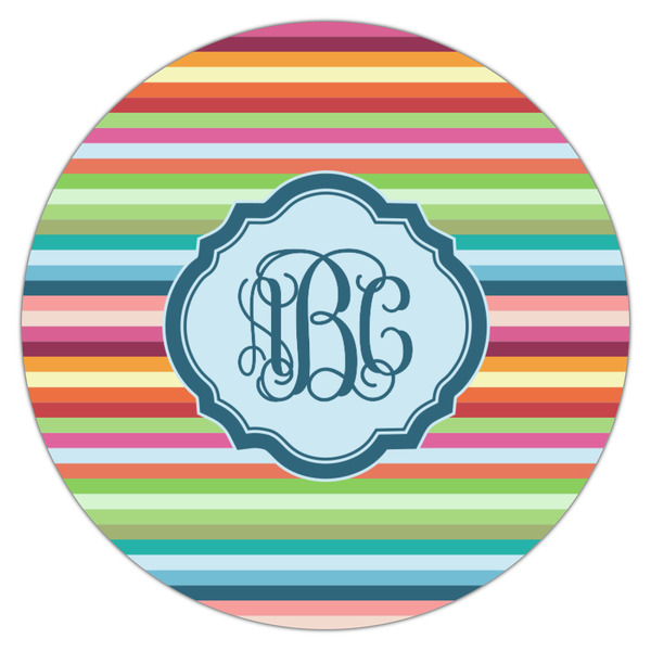 Retro Horizontal Stripes Drink Topper - Medium - Single