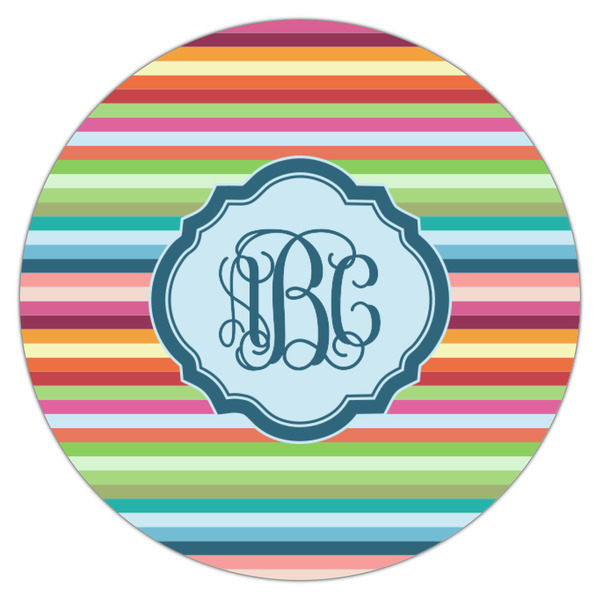 Retro Horizontal Stripes Drink Topper - Small - Single