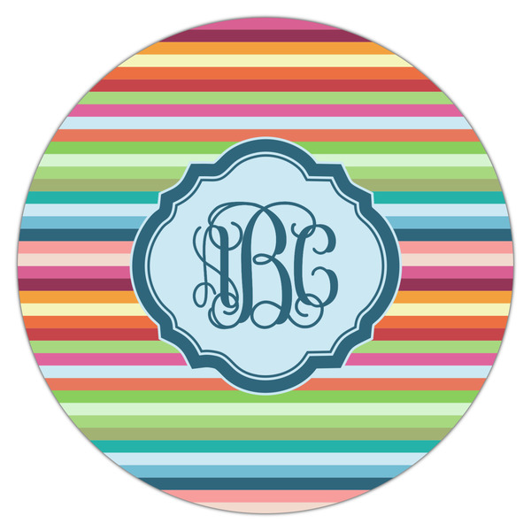 Retro Horizontal Stripes Drink Topper - XLarge - Single